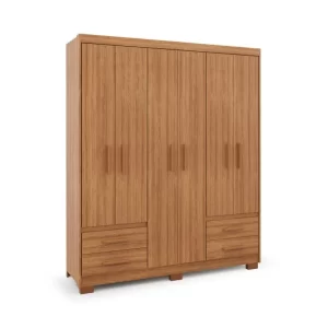 Roupeiro casal 6 portas 4 gavetas – Primacy