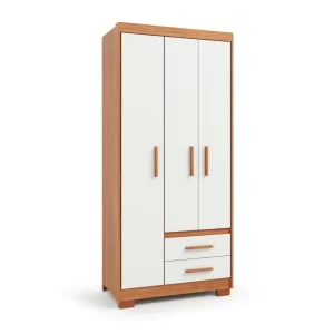 Roupeiro solteiro 3 portas 2 gavetas – Primacy