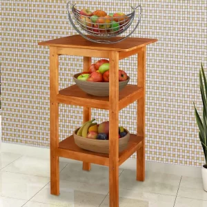 Fruteira com 3 Prateleiras em Madeira – Josimar
