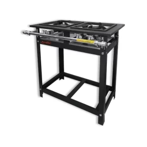Fogão Industrial 2 Bocas Qs – Alta Pressão Grelha 30×30