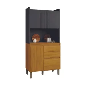 Kit armário de cozinha 4 portas 2 gavetas – Lucca