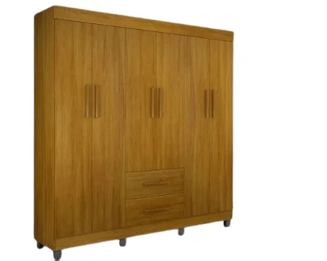 Guarda roupa solteiro robusto 6 portas 2 gavetas – Paris