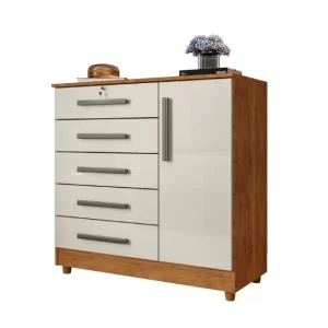 Cômoda 5 gavetas 1 porta – Vitória