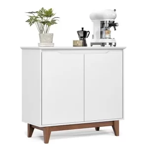 Buffet decorativo 2 portas com pé de madeira – Flow