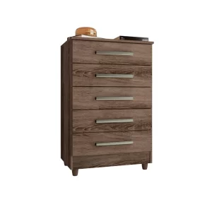 Cômoda com 5 gavetas compacta – Paola