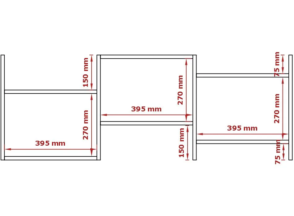 Nicho parede decorativo suspenso – Million - Imagem 2