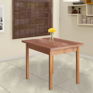 Mesa de madeira 1.08 cm s/ cadeiras – Priscila