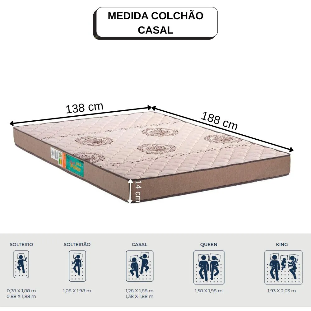 Colchão de Casal D33 Perola – Polar