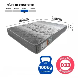 Colchão de Casal D33 – Coala