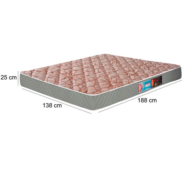 Colchão Casal Espuma D23 Sleep Max Castor 138x188x25 Cm - Imagem 2