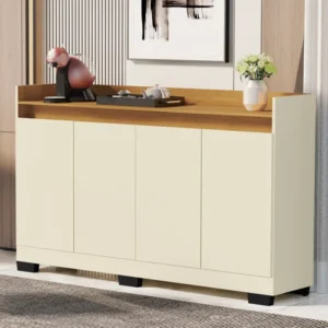BUFFET REAL 4 PORTAS MARMORIZADO