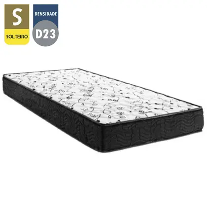 Colchão Solteiro Espuma D23 Sleep Max (88x188x14) - Castor
